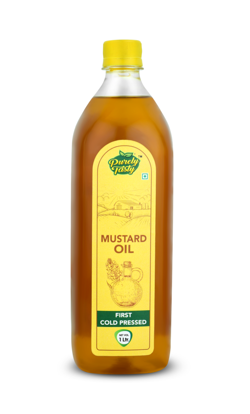 Single Cold Pressed Black Mustard Oil (1 Litre) - DEVDOOT PRODUCT