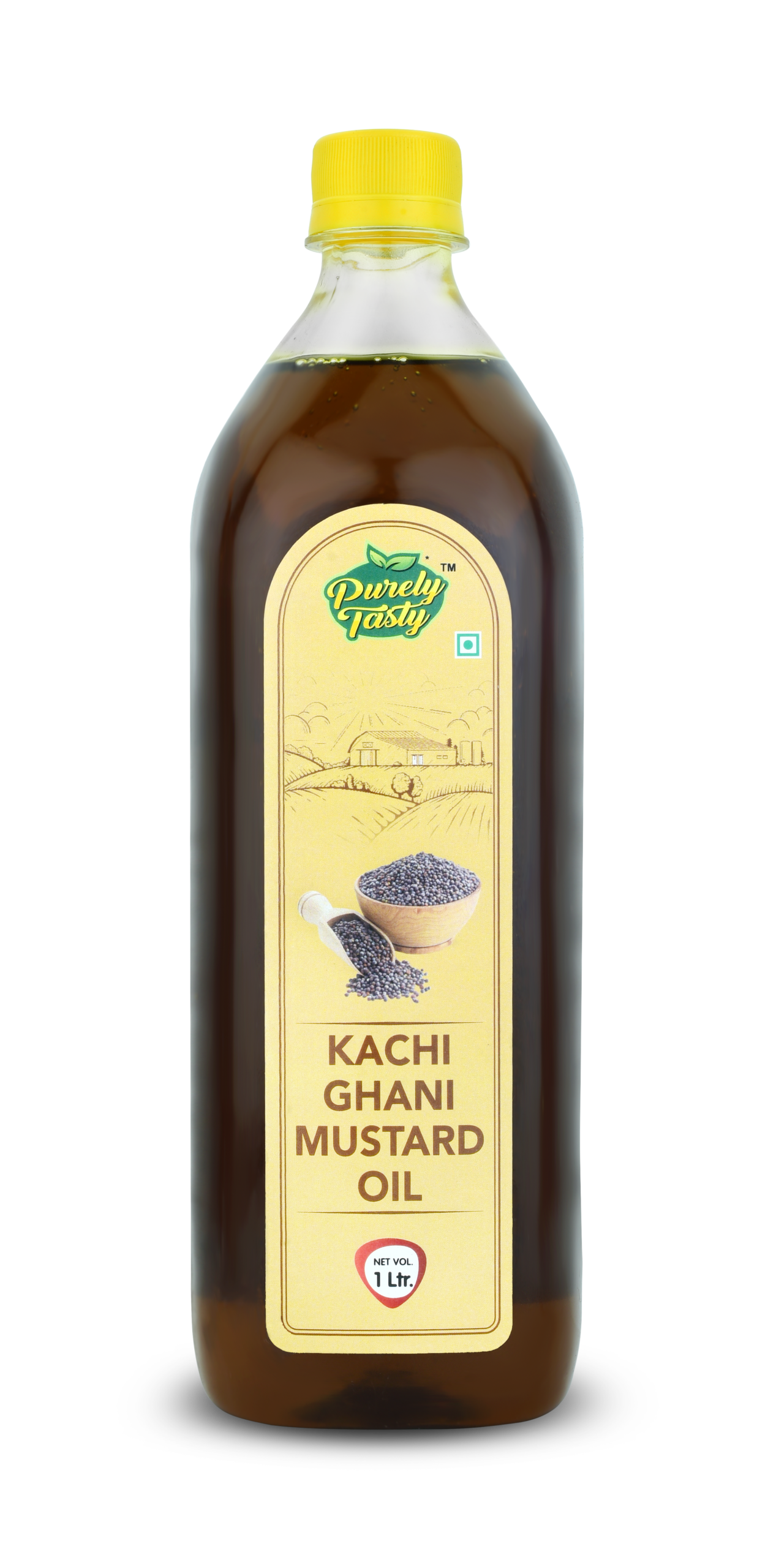 Kachi Ghani Black Mustard Oil (1Litre)